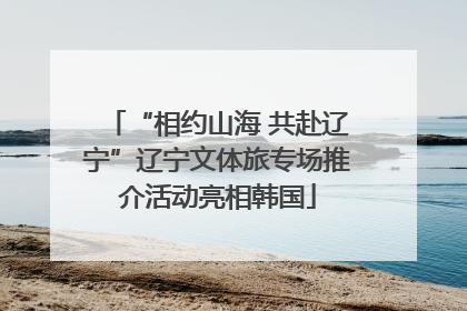 “相约山海 共赴辽宁”辽宁文体旅专场推介活动亮相韩国