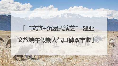 “文旅+沉浸式演艺” 建业文旅端午假期人气口碑双丰收