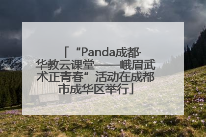 “Panda成都·华教云课堂——峨眉武术正青春”活动在成都市成华区举行