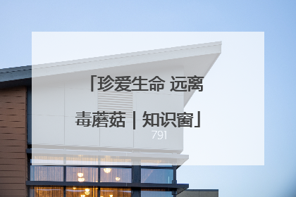 珍爱生命 远离毒蘑菇｜知识窗