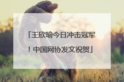 王欣瑜今日冲击冠军！中国网协发文祝贺
