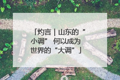 灼言｜山东的“小调” 何以成为世界的“大调”