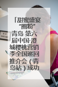 甜蜜盛宴 “圈粉”青岛 第六届中国·澄城樱桃营销季全国巡回推介会（青岛站）成功举办