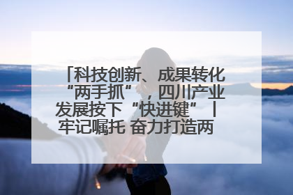 科技创新、成果转化“两手抓”，四川产业发展按下“快进键”丨牢记嘱托 奋力打造两高地两基地一屏障