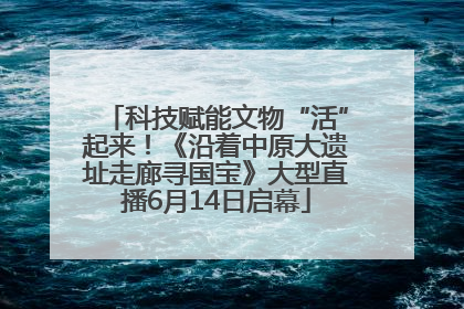 科技赋能文物“活”起来！《沿着中原大遗址走廊寻国宝》大型直播6月14日启幕