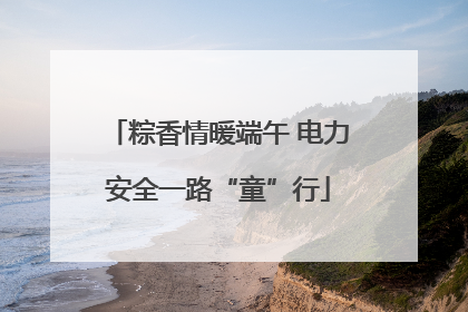 粽香情暖端午 电力安全一路“童”行