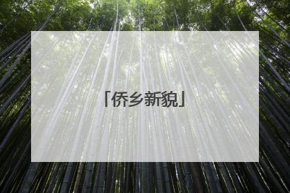 侨乡新貌