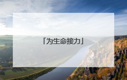 为生命接力
