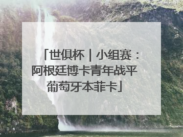 世俱杯｜小组赛：阿根廷博卡青年战平葡萄牙本菲卡
