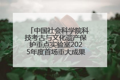 中国社会科学院科技考古与文化遗产保护重点实验室2025年度首场重大成果发布会在京举行