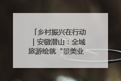 乡村振兴在行动｜安徽潜山：全域旅游绘就“景美业兴民富”新画卷
