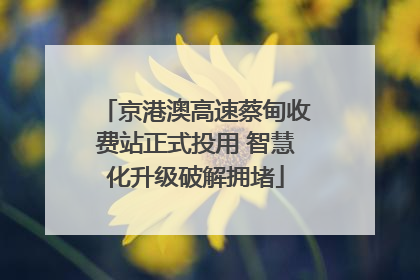 京港澳高速蔡甸收费站正式投用 智慧化升级破解拥堵