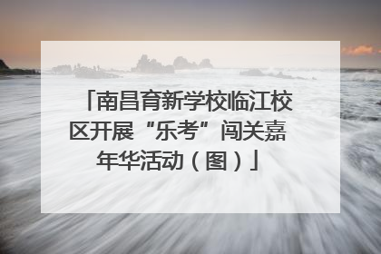 南昌育新学校临江校区开展“乐考”闯关嘉年华活动（图）