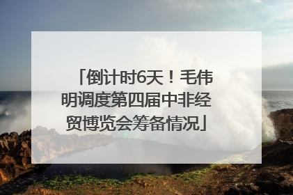 倒计时6天！毛伟明调度第四届中非经贸博览会筹备情况