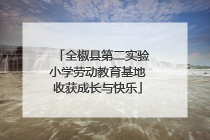全椒县第二实验小学劳动教育基地收获成长与快乐