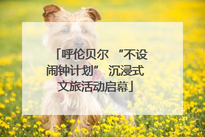 呼伦贝尔 “不设闹钟计划” 沉浸式文旅活动启幕