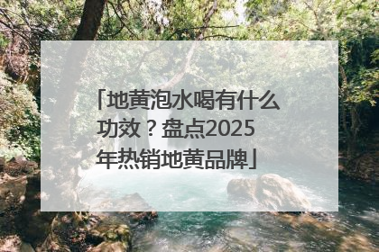 地黄泡水喝有什么功效？盘点2025年热销地黄品牌