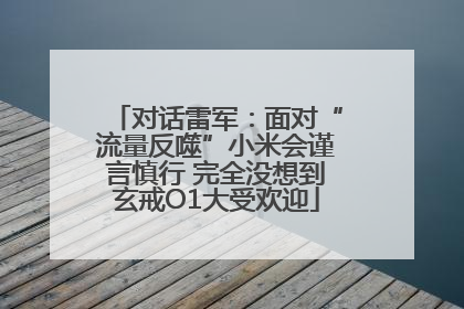 对话雷军：面对“流量反噬”小米会谨言慎行 完全没想到玄戒O1大受欢迎