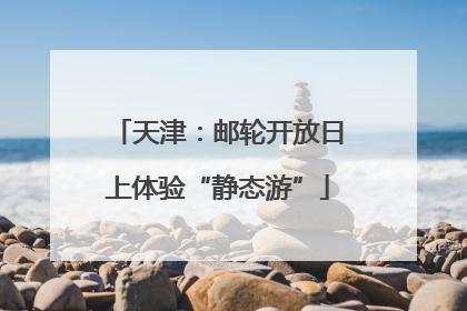 天津：邮轮开放日上体验“静态游”