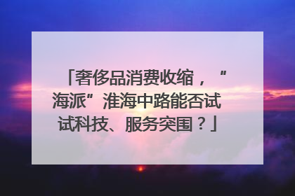 奢侈品消费收缩，“海派”淮海中路能否试试科技、服务突围？