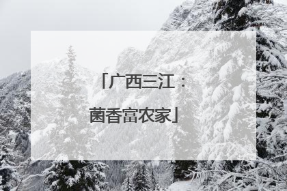 广西三江：菌香富农家