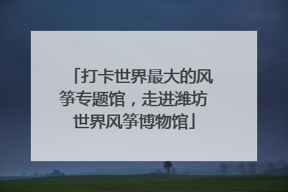 打卡世界最大的风筝专题馆，走进潍坊世界风筝博物馆
