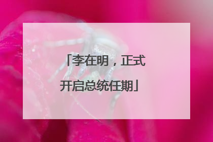 李在明，正式开启总统任期