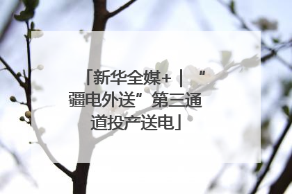 新华全媒+｜“疆电外送”第三通道投产送电