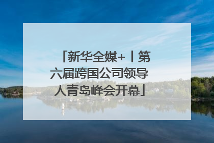 新华全媒+丨第六届跨国公司领导人青岛峰会开幕