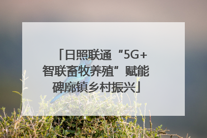 日照联通“5G+智联畜牧养殖”赋能碑廓镇乡村振兴