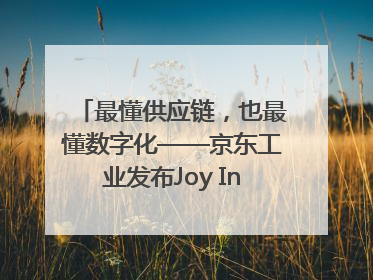 最懂供应链，也最懂数字化——京东工业发布Joy Industrial 重塑工业未来