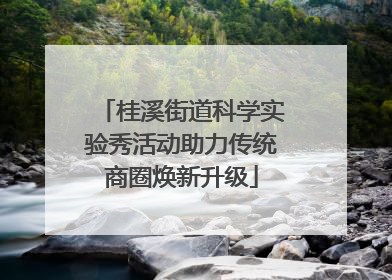 桂溪街道科学实验秀活动助力传统商圈焕新升级