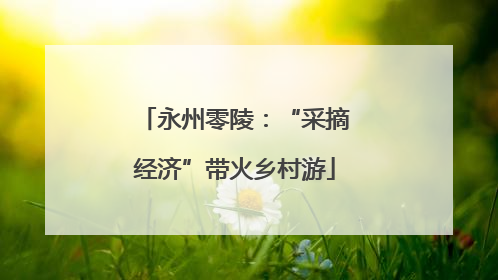 永州零陵：“采摘经济”带火乡村游