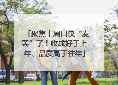聚焦丨周口快“麦罢”了！收成好于上年、品质高于往年