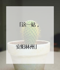 这一站，安阳林州