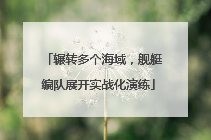 辗转多个海域，舰艇编队展开实战化演练