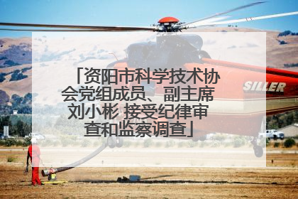 资阳市科学技术协会党组成员、副主席刘小彬 接受纪律审查和监察调查