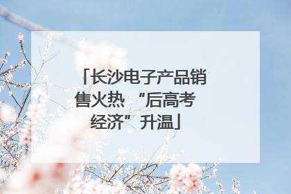 长沙电子产品销售火热 “后高考经济”升温