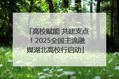 高校赋能 共建支点！2025全国主流融媒湖北高校行启动