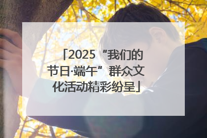 2025“我们的节日·端午”群众文化活动精彩纷呈