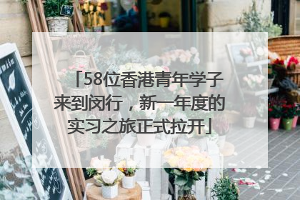 58位香港青年学子来到闵行，新一年度的实习之旅正式拉开